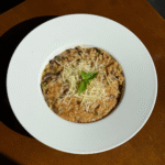 Risoto de filé mignon com parmesão (R$74,00)